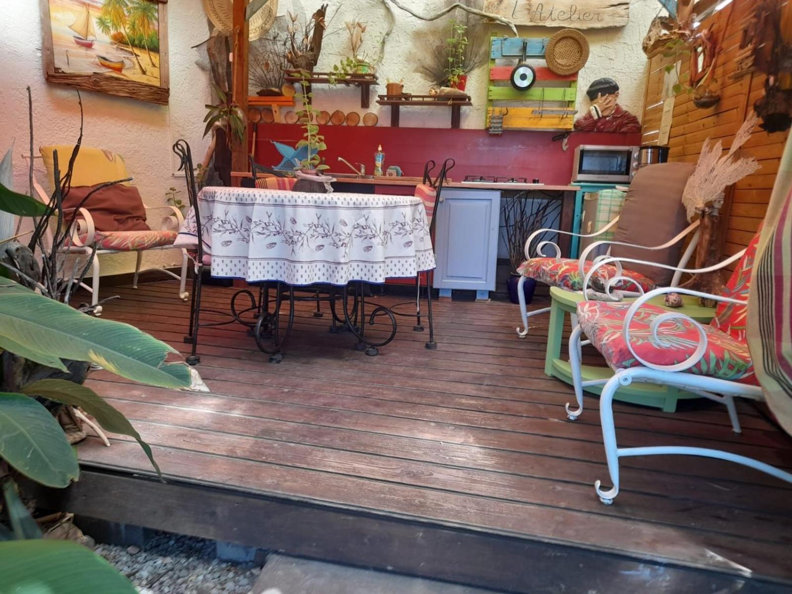 Ti Case La Terre-de-Bas Extérieur photo